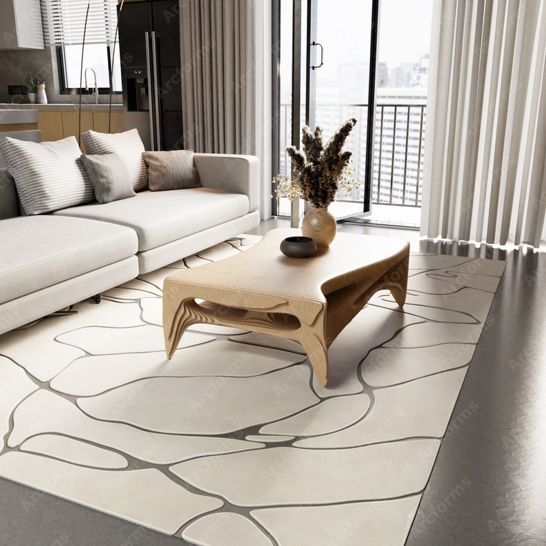 Parametric Wavy Wooden Table Decor 5